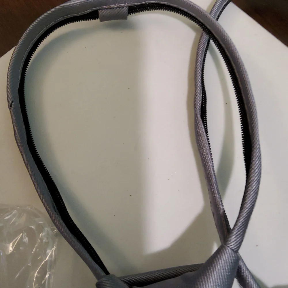 Pair Super Skinny Pretied Neckties